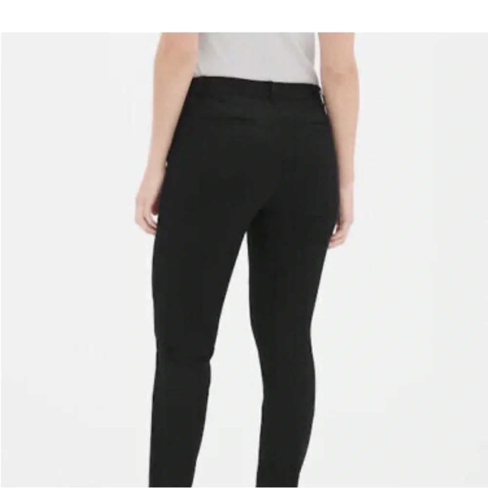 GAP Skinny Ankle B Pants Sz 00R True Black Stretch Cotton Spandex Cropped Pants